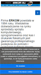 Mobile Screenshot of erkom.eu